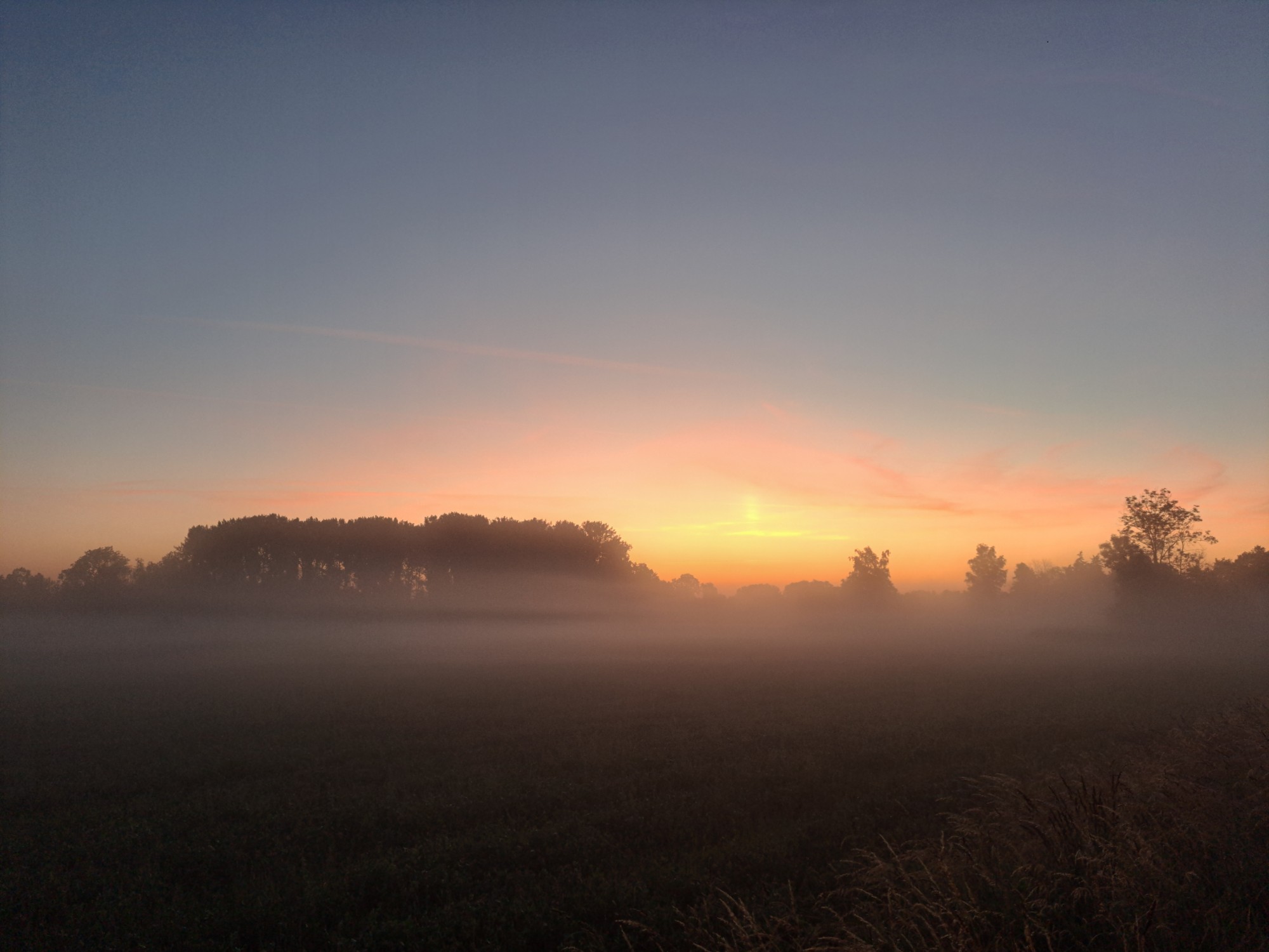 Sonnenaufgang in den Amperauen